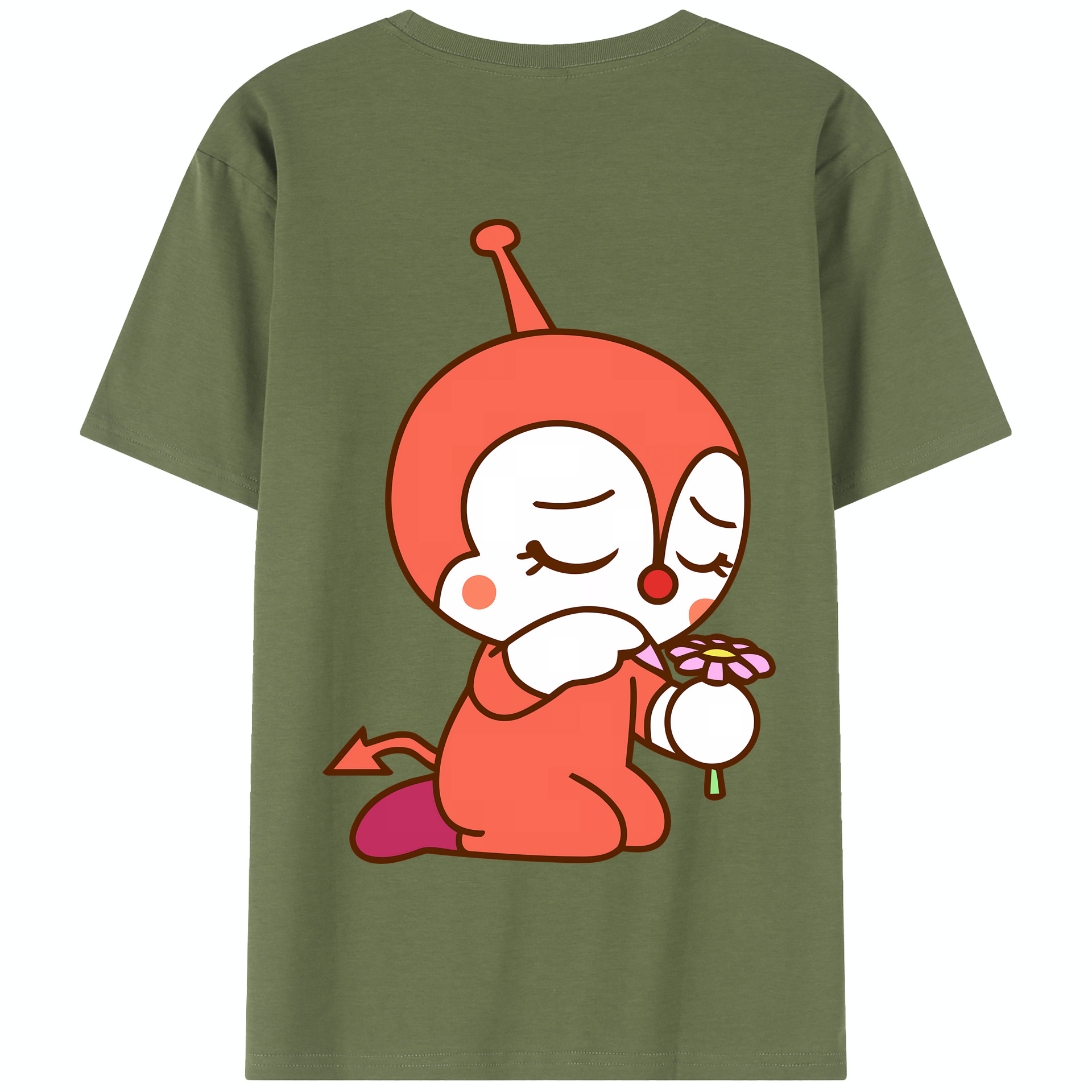 （画像用） アンパンマン Anpanman 綿100％半袖Tシャツ（背面プリント）